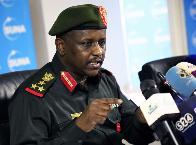 عامر الحسن المتحدث باسم الجيش السوداني